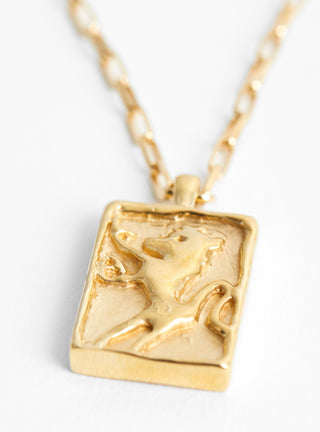 x AMS Leonne Pendant Gold by Laura Lombardi at Couverture and The Garbstore close up