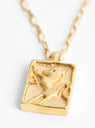 x AMS Leonne Pendant Gold by Laura Lombardi at Couverture and The Garbstore close up