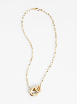 Moneta Necklace Gold by Laura Lombardi at Couverture and The Garbstore