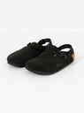 Tokio Suede Sandal Black by Birkenstock at Couverture and The Garbstore pair