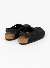 Tokio Suede Sandal Black by Birkenstock at Couverture and The Garbstore rear shot