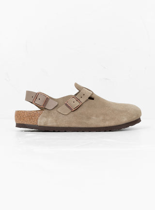 Tokio Suede Sandal Taupe by Birkenstock at Couverture and The Garbstore 