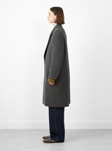 Wadden Coat Grey by Soeur at Couverture and The Garbstore side profile