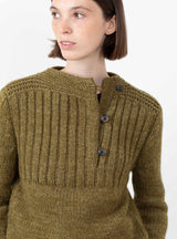 Biscarosse Jumper Bronze by Soeur at Couverture and The Garbstore close up