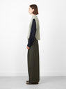 Alky Knit Vest Grey by Soeur at Couverture and The Garbstore side profile