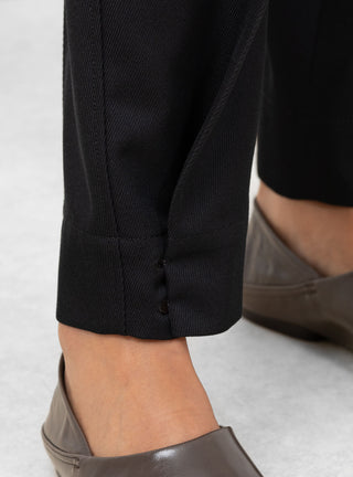 Felix Trouser Noir by Soeur at Couverture and The Garbstore leg adjusters 