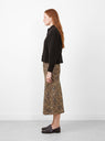 Fever Skirt Charbon/Ecru by Soeur at Couverture and The Garbstore side profile