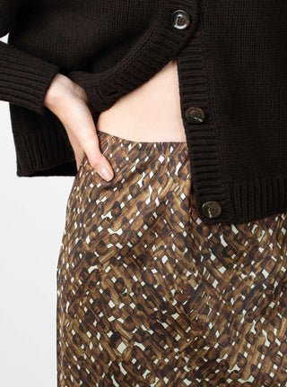 Fever Skirt Charbon/Ecru by Soeur at Couverture and The Garbstore close up