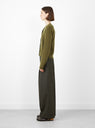 Winner Cardigan Vert Olive by Soeur at Couverture and The Garbstore side profile