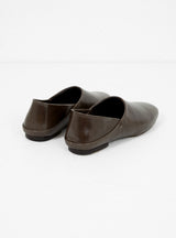 Andy Slipper Brown by Soeur at Couverture and The Garbstore reverse 