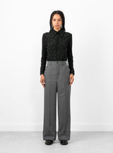 Ox Pants Grey by TOGA PULLA at Couverture and The Garbstore front on