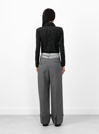 Ox Pants Grey by TOGA PULLA at Couverture and The Garbstore rear profile