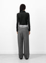 Ox Pants Grey by TOGA PULLA at Couverture and The Garbstore rear profile