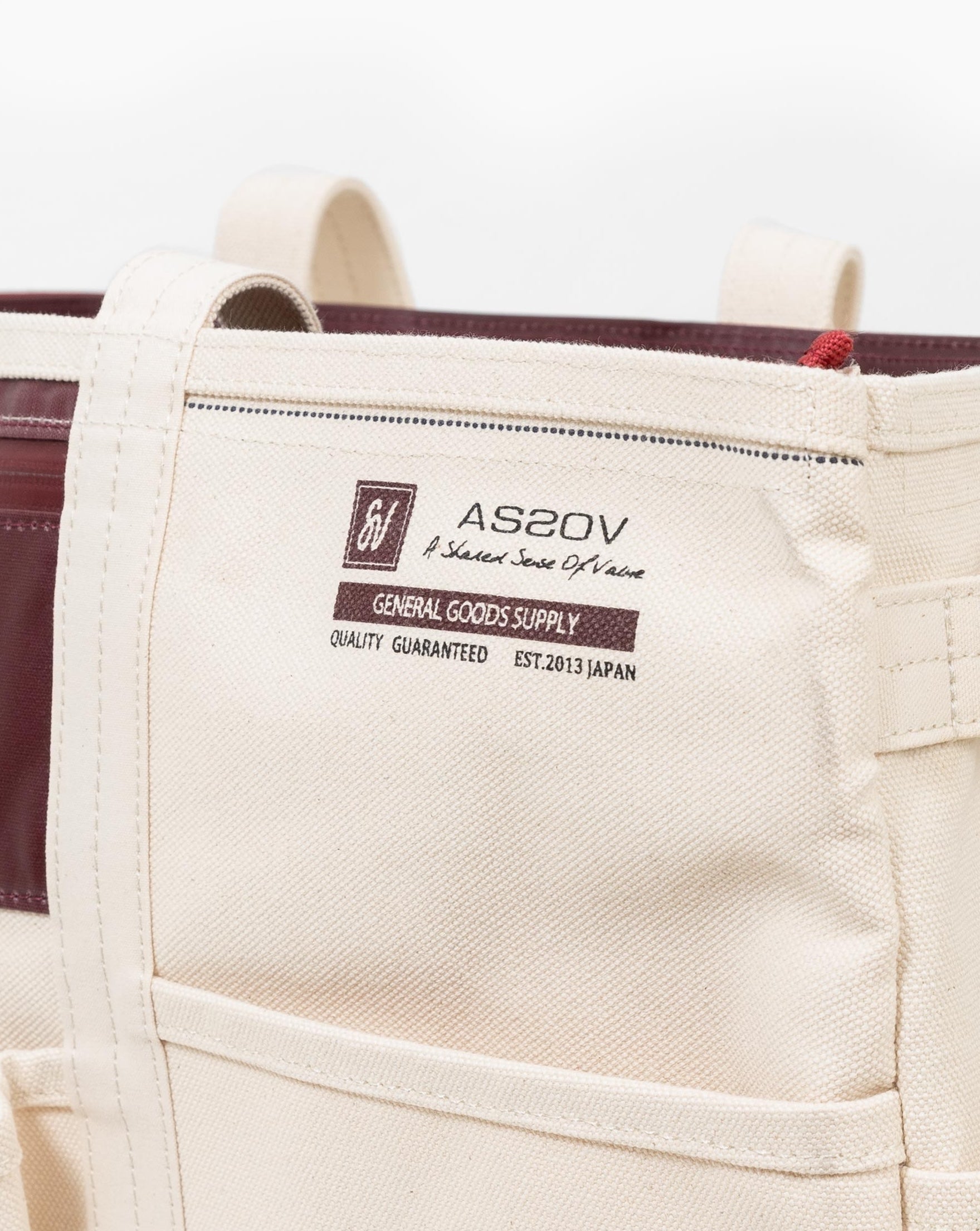 Alberton Duck Canvas Tote Natural by AS2OV | Couverture & The Garbstore