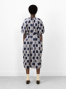 Gambit Dress Cross Print by Henrik Vibskov at Couverture and The Garbstore rear profile