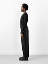 Shade Denim Pant Black by Henrik Vibskov at Couverture and The Garbstore side profile