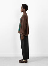 Horse Head Knit Jumper Brown by Henrik Vibskov at Couverture and The Garbstore side profile