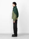 Ripstop Blouson Green by TOGA VIRILIS at Couverture and The Garbstore side profile