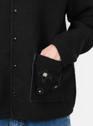 Boa Blouson Black by TOGA VIRILIS at Couverture and The Garbstore pocket detailing