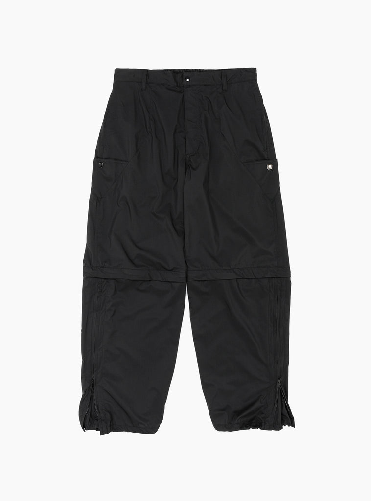 Ripstop Pants Black by TOGA VIRILIS at Couverture and The Garbstore 