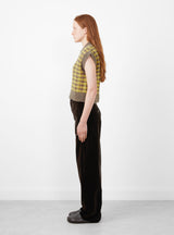 Jamie Vest Alpaca Blend Yellow by Rejina Pyo at Couverture and The Garbstore side profile