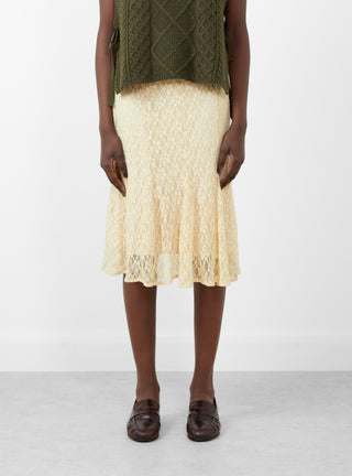 Taylor Skirt Lace Cream by Rejina Pyo at Couverture and The Garbstore