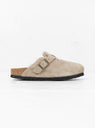 Boston Shearling Narrow Fit Taupe by Birkenstock at Couverture and The Garbstore 