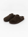 Boston Shearling Narrow Fit Mocha by Birkenstock at Couverture and The Garbstore pair