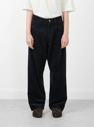 Silver Jean Black Corduroy by YMC at Couverture and The Garbstore 