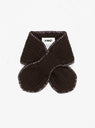 Slot Scarf Brown by YMC at Couverture and The Garbstore flat shot