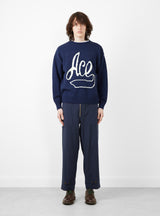 Ace Crew Navy by TDR at Couverture and The Garbstore on model