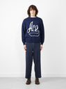 Ace Crew Navy by TDR at Couverture and The Garbstore on model