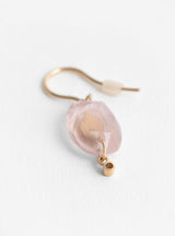 Souad Earring Pink Quartz by Pascale Monvoisin at Couverture and The Garbstore reverse