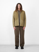 Myst Liner Jacket Army & Dusty Olive by foret at Couverture and The Garbstore on model