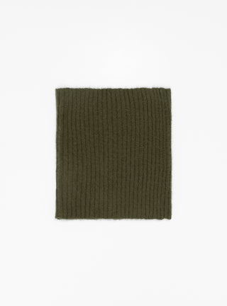 x Couverture Nimbus Ribbed Snood Duffle Bag Green by Himalayan Cashmere at Couverture and The Garbstore 