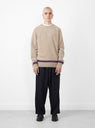 Wool Flannel Military Trouser Navy by YMC at Couverture and The Garbstore 