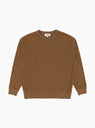 Brushed Waffle Zephyr Sweatshirt Olive by YMC at Couverture and The Garbstore front