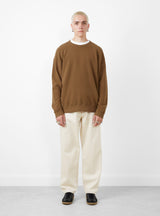 Brushed Waffle Zephyr Sweatshirt Olive by YMC | Couverture & The Garbstore