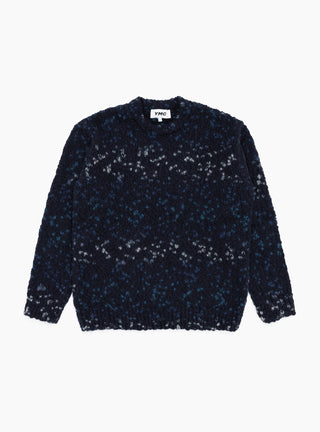 Undertones Boxy Crew Knit Navy by YMC at Couverture and The Garbstore front