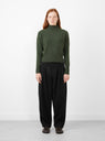 Keaton Trouser Black by YMC at Couverture and The Garbstore full profile