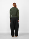 Keaton Trouser Black by YMC at Couverture and The Garbstore reverse shot