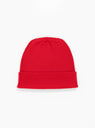 Aurora Ribbed Hat Postbox Red by Himalayan Cashmere at Couverture and The Garbstore 