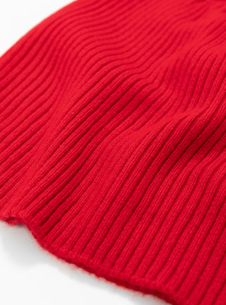 Aurora Ribbed Hat Postbox Red by Himalayan Cashmere | Couverture & The Garbstore