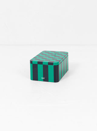 Tin Container S Green/Dark Blue by HAY at Couverture and The Garbstore 