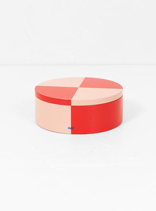 Tin Container Round Red/Pink by HAY at Couverture and The Garbstore 