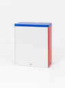 Tin Container XL White/Blue/Red by HAY at Couverture and The Garbstore 