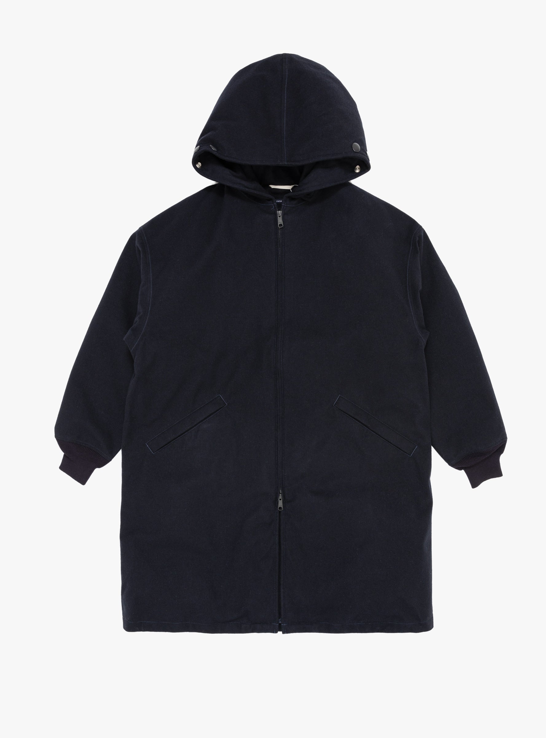 Wool GORE-TEX Cadet Coat Down Liner Navy by nanamica | Couverture & The ...