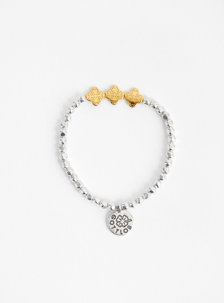 Edition 4 Bracelet Silver & Gold by GOTTLOB at Couverture and The Garbstore