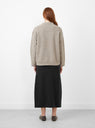 Fleece Crewneck Jumper Moth by Lauren Manoogian at Couverture and The Garbstore rear shot