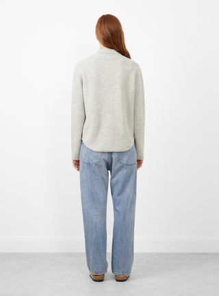 Knitted Shirt Carrara by Lauren Manoogian at Couverture and The Garbstore rear profile